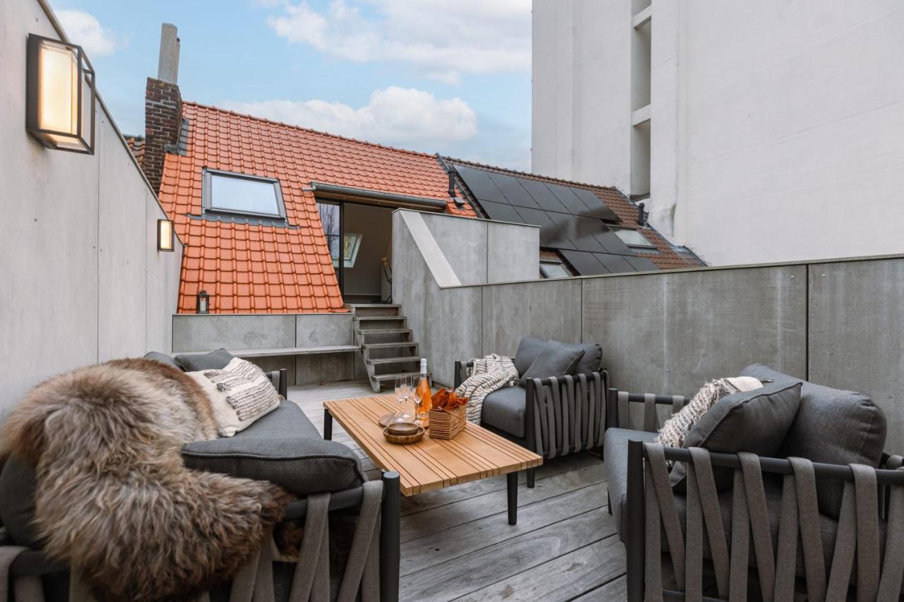 Beautiful Luxurious Mansion With Several Terraces 코르트레이크 외부 사진